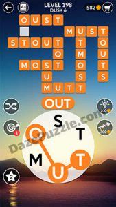 wordscapes puzzle 198|Wordscapes Level 198, Dusk 6 Answers .